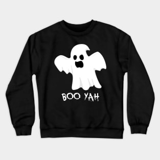 'Boo Yah' Funny Boo Halloween Crewneck Sweatshirt